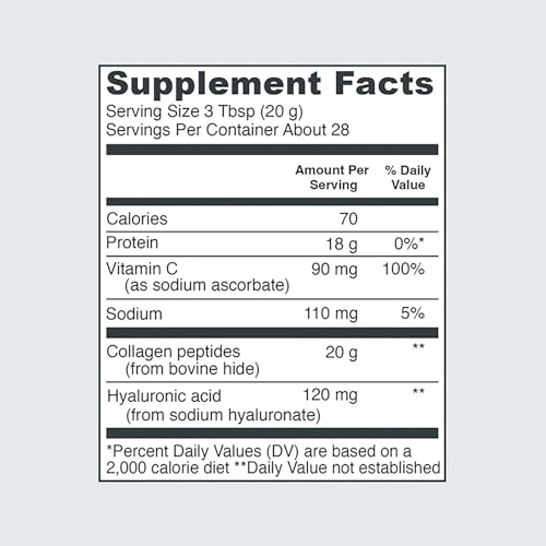 Vital Proteins Collagen Peptides with Hyaluronic Acid and Vitamin C, Shrink-Wrapped Vital Proteins Au supplements