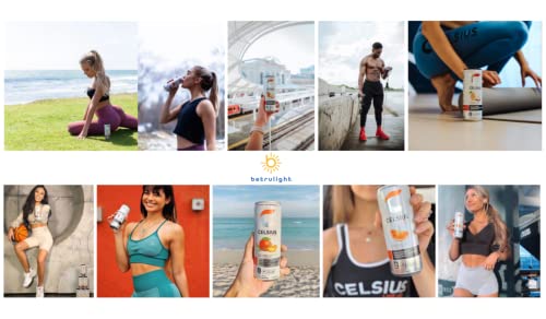 CELSIUS Energy Drink |Functional Essential Energy Drink Peach Vibe, Tropical and Arctic BETRULIGHT Au supplements