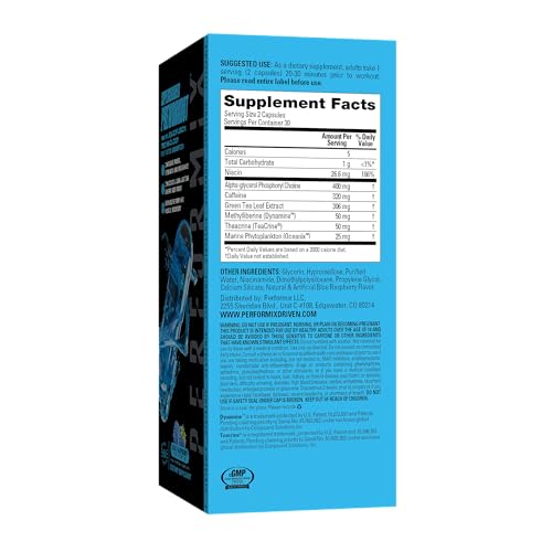 PERFORMIX Supercharged Preworkout - Sustained Energy, Endurance, and Mental Focus PERFORMIX Au supplements