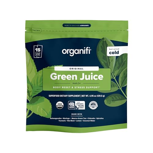 Organifi: GO Packs - Green Juice - Organic Superfood Supplement Powder - 15 Servings Organifi Au supplements