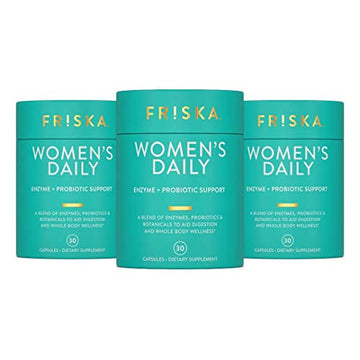 FRISKA Women’s Daily Digestive Enzyme and Probiotics Supplement, Advanced FR!SKA Au supplements