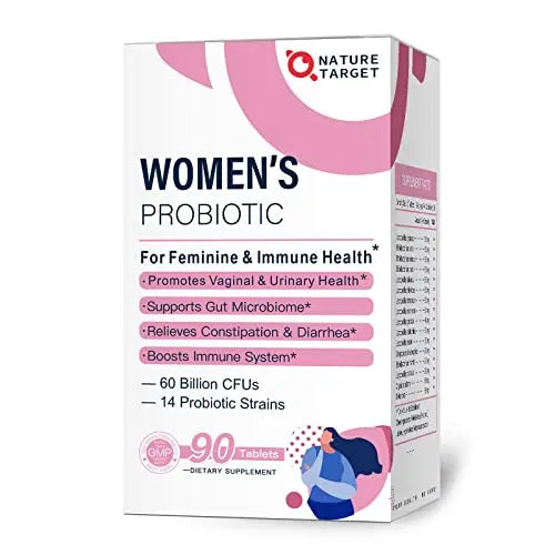 Probiotics-for-Women, Probiotics and Prebiotics, Cranberry and D-Mannose, 50-Billion NATURE TARGETAU supplements