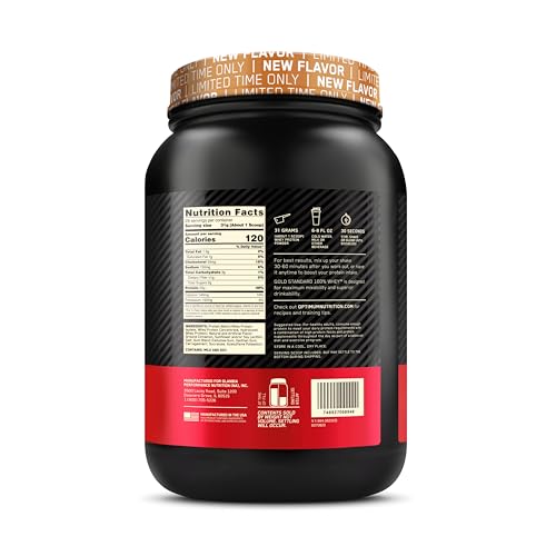 Optimum Nutrition Gold Standard 100% Whey Protein Powder, Cinnamon Roll, 2 Pound Optimum Nutrition Au supplements