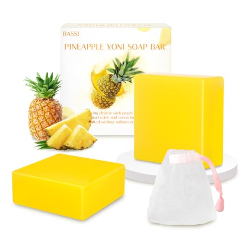 2 PCS Yoni Soap Bars Feminine Wash, 100% Natural Organic Yoni Bar Soap for Women Ph Balance Yoni BASSI Au supplements
