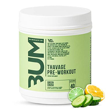 RAW Preworkout Powder, Thavage (Green Crush) - Chris Bumstead Sports Nutrition Supplement RAW Au supplements