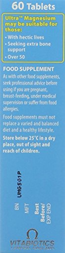 Vitabiotics Ultra Magnesium Tablets, Pack of 60 Vitabiotics Ultra Au supplements
