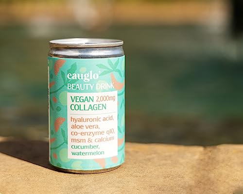 Eauglo- Cucumber & Watermelon Vegan Collagen Beauty Drink, Anti-Ageing & Radiant Skin EauGlo Au supplements
