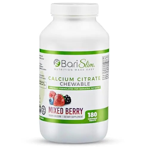BariSlim Bariatric Calcium Citrate with Magnesium and Vitamin D Tabs - 500 mg of Calcium BariSlimAU supplements