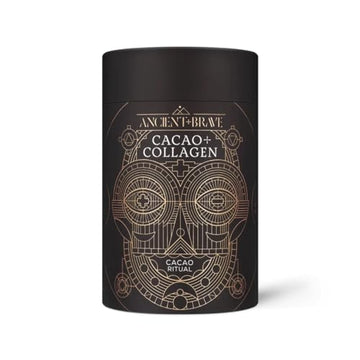 Ancient + Brave - Cacao + Collagen Powder 250g - Peruvian Raw Cacao Hot Chocolate with Grass-Fed Hydrolysed Bovine Collagen Ancient + Brave Au supplements