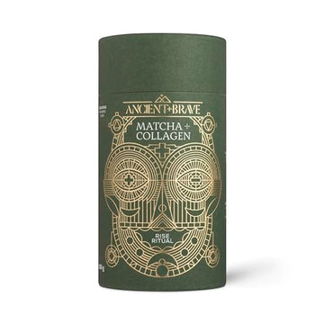 Ancient + Brave Matcha + Collagen 150g Tub - Lion's Mane Mushroom Powder Supplement Ancient + Brave Au supplements