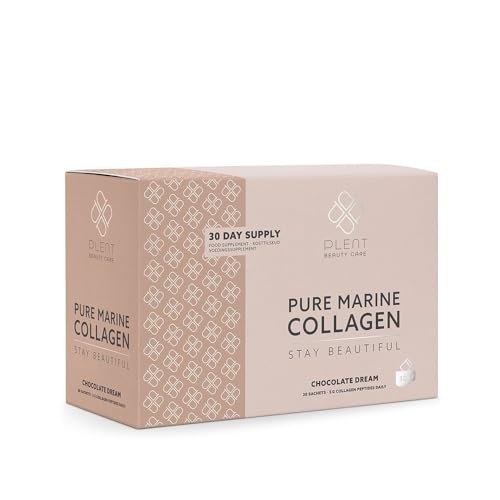 Plent Pure Marine Collagen Chocolate Dream - Stay Beautiful - 5G Collagen Peptides Daily Plent Au supplements
