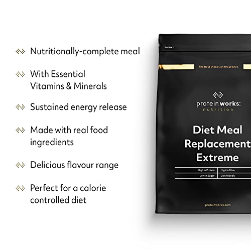 Protein Works - Diet Meal Replacement Extreme Shake, 200 Calorie Meal, High Protein Meal Protein Works Au supplements