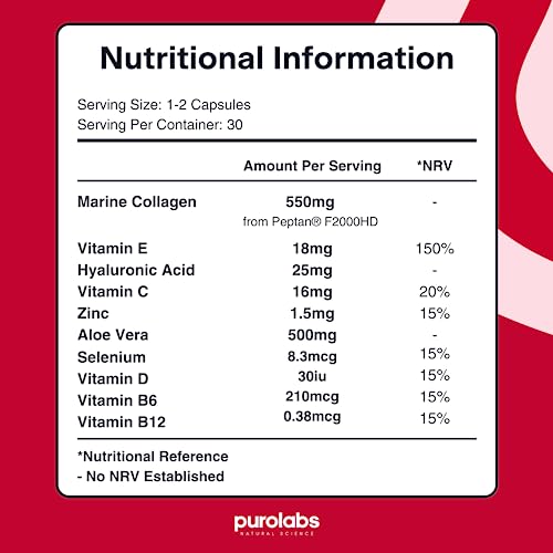 Marine Collagen Complex - Collagen Supplement for Women & Men - with Hyaluronic Acid & Vitamin C Purolabs Au supplements