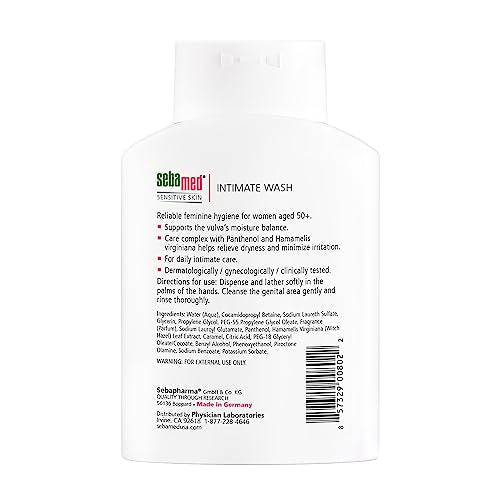 Sebamed Feminine Intimate Wash Menopause, pH 6.8 SEBAMED Au supplements
