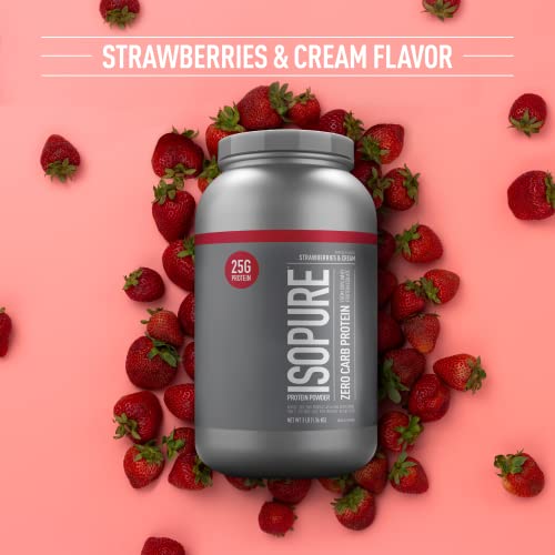 Isopure Protein Powder, Zero Carb Whey Isolate with Vitamin C & Zinc for Immune Support Isopure Au supplements