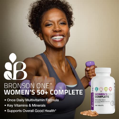 Bronson ONE Daily Women’s 50+ Complete Multivitamin Multimineral, 90 Tablets Bronson Au supplements