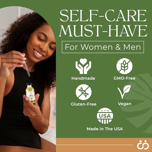 Natural Yoni Oil, Mint Fresh Feminine Care Oil, Reduces Odor, Restores pH Balance, All Natural, Herbal Yoni Quality Seamoss and Yoni OilUS supplements