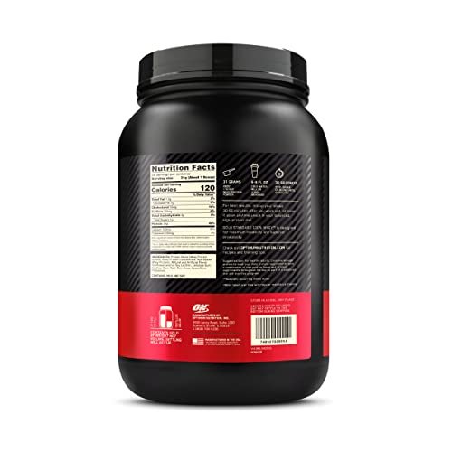 Optimum Nutrition Gold Standard 100% Whey Protein Powder, Vanilla Ice Cream, 2 Pound Optimum Nutrition Au supplements