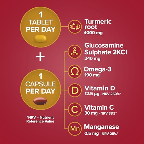 Seven Seas JointCare Supplex & Turmeric, With Glucosamine, Omega-3, Vitamins C and D Seven Seas Au supplements