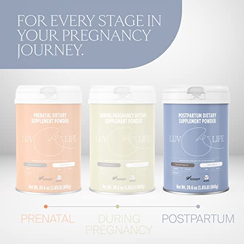LUV&LIFE Postpartum Vitamin Supplement Powder Vanilla Flavored Has Postnatal Multivitamins LUV&LIFE Au supplements
