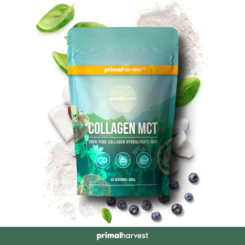 Collagen MCT by Primal Harvest - Powder Supplement with Type I and III Primal Harvest Au supplements