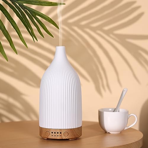 Coolego Ceramic Diffuser, 100ml Essential Oil Diffuser Ultrasonic Cool Mist Aromatherapy Diffuser CoolegoUS supplements