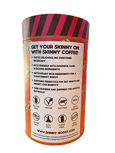 Skinny Boost Skinny Coffee- (Unflavored) Instant Sticks Made with Arabica Coffee, Garcinia SkinnyBoost Au supplements