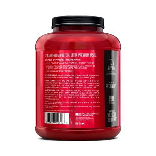 BSN SYNTHA-6 Whey Protein Powder with Micellar Casein, Milk Protein Isolate Powder BSN Au supplements