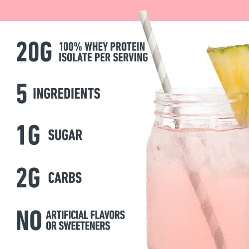 Isopure Protein Powder, Clear Whey Isolate Protein, Post Workout Recovery Drink Mix Isopure Au supplements