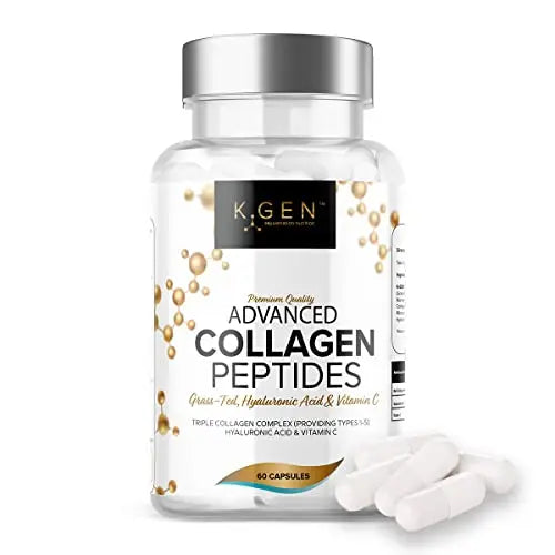 Pure Collagen Supplements Capsules Grass Fed Advanced Multi Collagen Peptides K GEN rejuvenation nutritionAU supplements