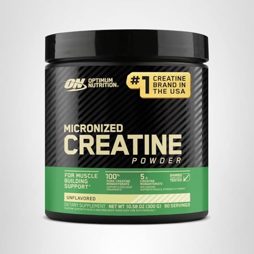 Optimum Nutrition Micronized Creatine Monohydrate Powder, Unflavored, 120 Servings, 600 Grams Optimum Nutrition Au supplements