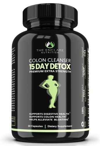 THE ENCLARE NUTRITION Colon Cleanser Detox. Premium 15 Day Fast-Acting Diet Pills THE ENCLARE NUTRITION Au supplements