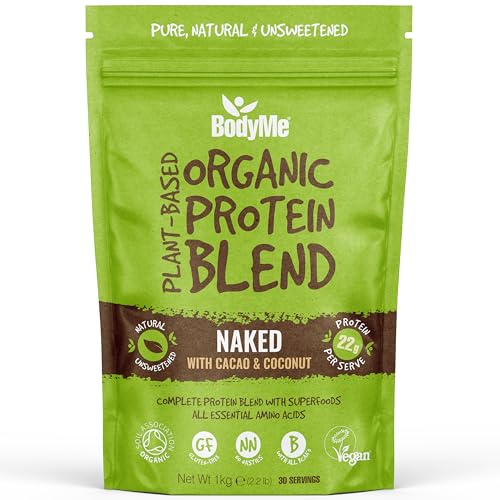 BodyMe Organic Vegan Protein Powder Blend, Cacao Coconut - Unsweetened, Low Carb BodyMe Au supplements