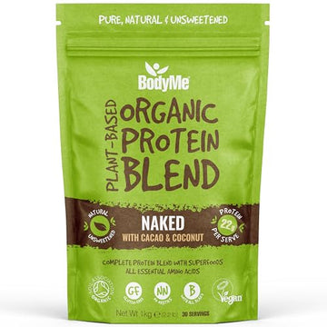 BodyMe Organic Vegan Protein Powder Blend, Cacao Coconut - Unsweetened, Low Carb BodyMe Au supplements