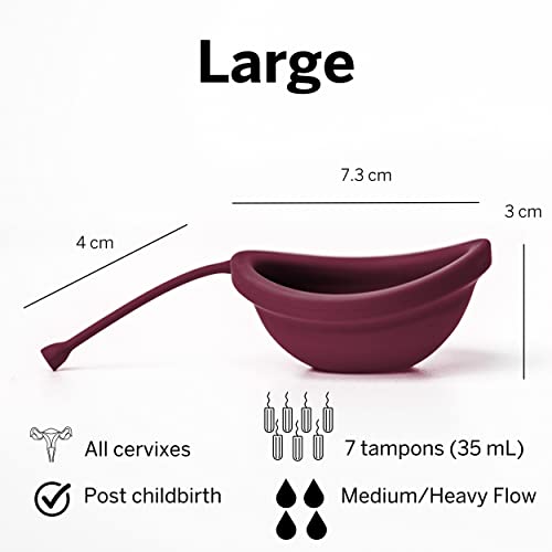 Pixie Cup 2 Menstrual Discs - Most Comfortable Reusable Period Discs - Removable Stem Pixie Cup Au supplements