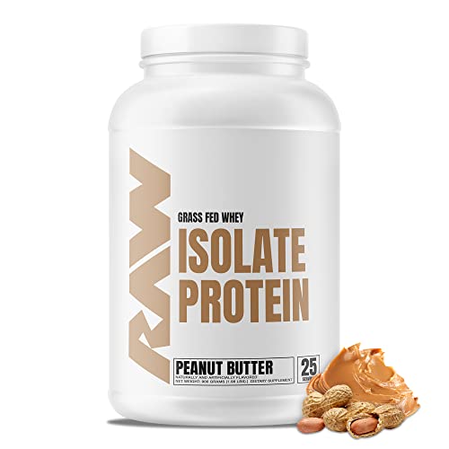 RAW Whey Isolate Protein Powder, Peanut Butter - 100% Grass-Fed Sports Nutrition Protein RAW Au supplements