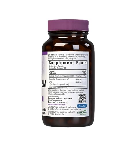 BlueBonnet Vegetarian Glucosamine Plus MSM Supplement, 120 Count ('743715011151) BlueBonnet Au supplements