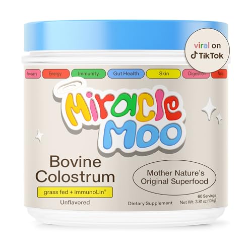 Colostrum Supplement for Gut Health, Hair Growth, Beauty and Immune Support Miracle Moo Au supplements