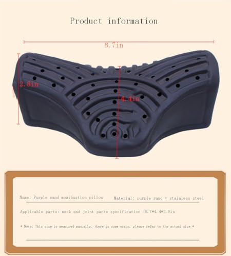 LANYANZI Purple moxibustion Pillow Cervical Vertebra Pillow moxibustion Waist moxibustion Box LANYANZI Au supplements