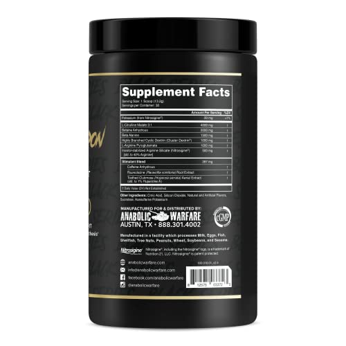 Anabolic Warfare Nuclear Armageddon Pre Workout Powder Pre-Workout for Men Anabolic Warfare Au supplements