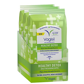 Vagisil Wipes for All Over Cleaning, Health Detox, Formulated with Essential Oils, 20 Wipes Vagisil Au supplements