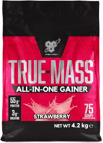 BSN True Mass All-In-One Gainer Protein and Carbohydrate Powder with Creatine BSN Au supplements