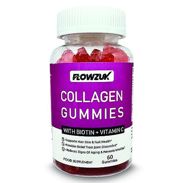 Collagen Gummies High Strength with Biotin Vitamin C & E | Flowzuk | Anti Aging, Hair Growth FLOWZUK Au supplements
