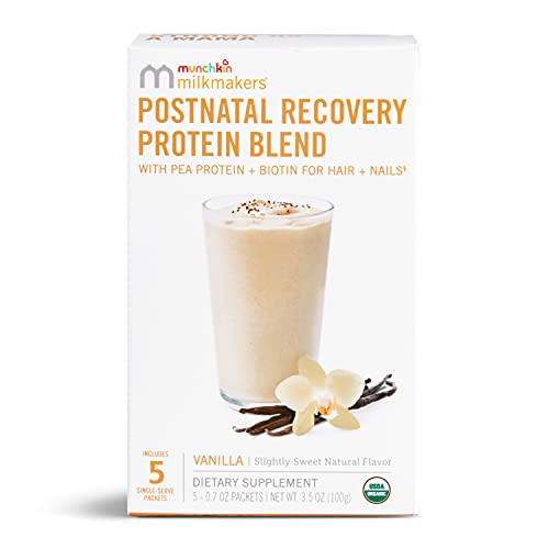 Munchkin Milkmakers Postnatal Recovery Protein Powder with Pea Protein, Lactation MunchkinUS supplements