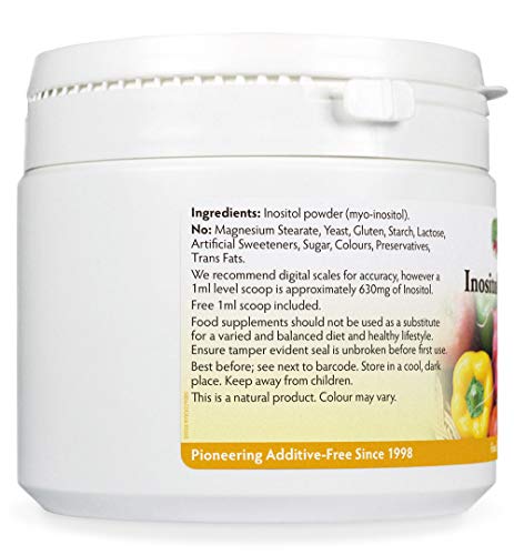 Inositol (Myo-Inositol) Powder 300g, Also Called Vitamin B8, High Absorption, Vegan Health Leads ...Working With Nature Au supplements