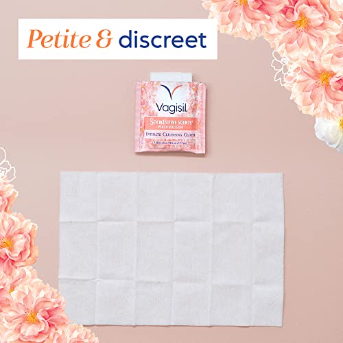 Vagisil Scentsitive Scents On-The-Go Feminine Cleansing Wipes, pH Balanced, Peach Blossom Vagisil Au supplements