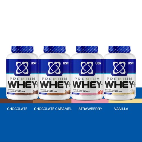 USN Whey+ Strawberry Protein Powder 2kg - Muscle Building & Recovery Protein Shakes USN Au supplements