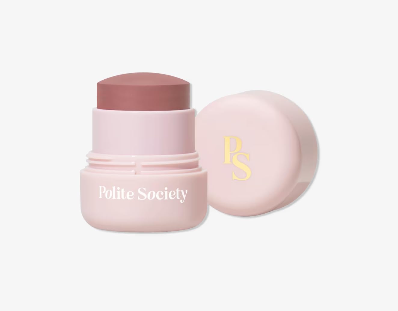 Polite Society Polite Pops Powder Blush Stick, Hybrid Cream to Powder Formula, Buildable Color with Coastal Plant and Vitamin E, Sydney flushed nude Generic Au supplements