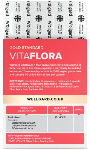 Wellgard Vitaflora Probiotics for Women - Scientifically Proven Bio Cultures for Women’s Wellgard Au supplements