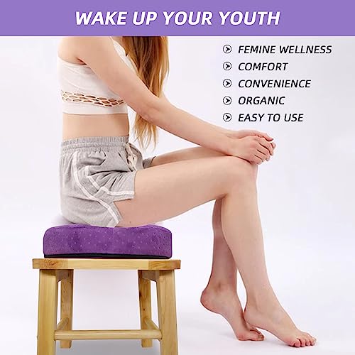 ElasignShopo Yoni Seat Kit, Wooden Vaginial Steaming Stool Chair Set with Gown for Feminine ElasignShopo Au supplements
